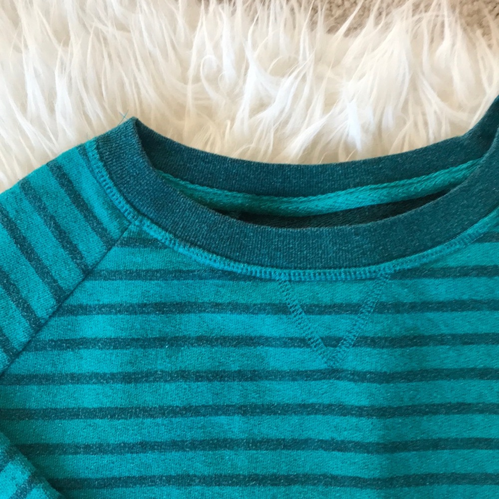 Striped Raglan Sweatshirt - Picture 2 of 4
